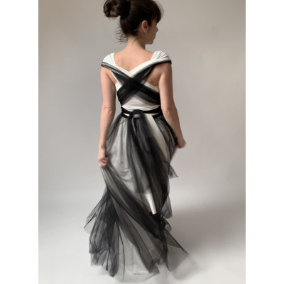 Dlouhé krycí tylové šaty Convertibles®