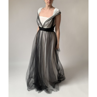 Dlouhé krycí tylové šaty Convertibles®