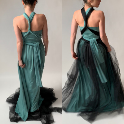 KOMPLET dlouhých tylových a variabilních šatů Convertibles®