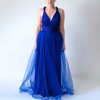 KOMPLET dlouhých šatů Bohème Convertibles® NILPET® a tylové sukně