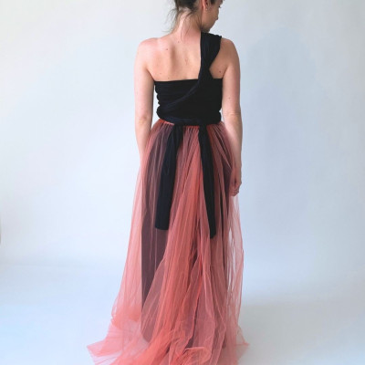 KOMPLET dlouhých šatů Bohème Convertibles® NILPET® a tylové sukně