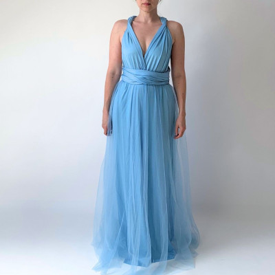 KOMPLET dlouhých šatů Bohème Convertibles® NILPLA® a tylové sukně