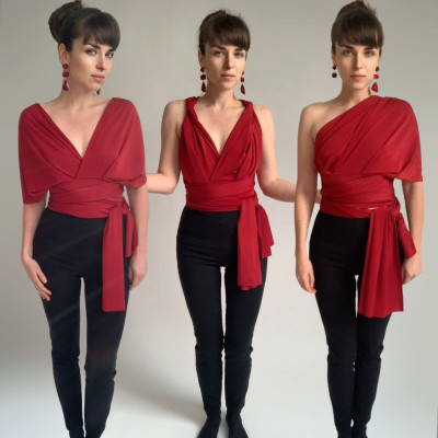 Variabilní CROP TOP Bohème