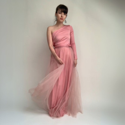 KOMPLET dlouhých šatů Longevita Convertibles® NILPLA® a tylové sukně