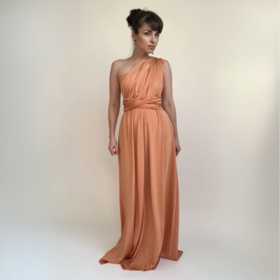 Dlouhé variabilní šaty Convertibles® střihu Bohème s bandeau topem