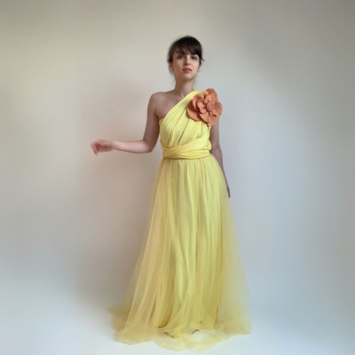 Komplet NILPLA midi šatů a podprsenky