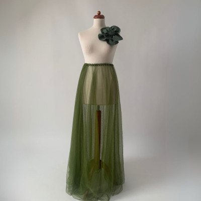 Komplet NILPLA midi šatů a podprsenky