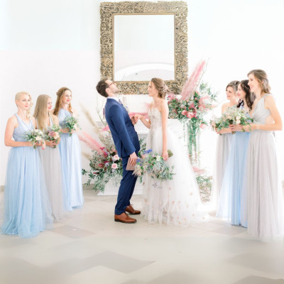 Dlouhé variabilní šaty Convertibles® střihu Bohème s bandeau topem