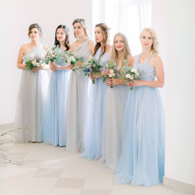 Dlouhé variabilní šaty Convertibles® střihu Bohème s bandeau topem