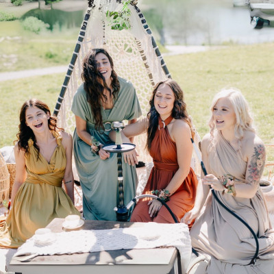 Dlouhé variabilní šaty Convertibles® střihu Bohème s bandeau topem