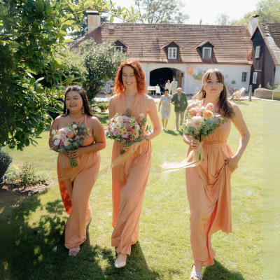 Dlouhé variabilní šaty Convertibles® střihu Bohème s bandeau topem