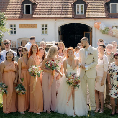 Dlouhé variabilní šaty Convertibles® střihu Bohème s bandeau topem