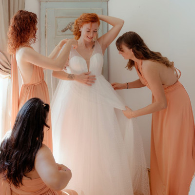 Dlouhé variabilní šaty Convertibles® střihu Bohème s bandeau topem