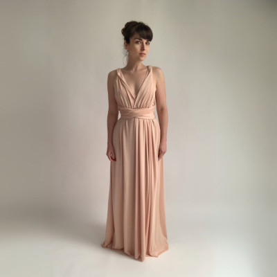 Dlouhé variabilní šaty Convertibles® střihu Bohème s bandeau topem