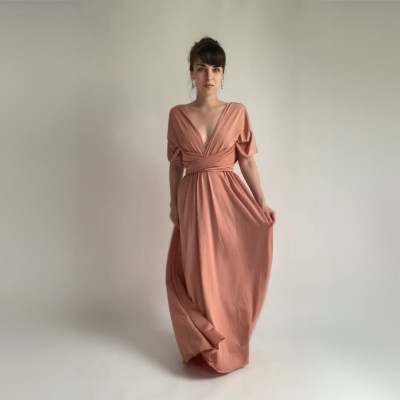 Dlouhé variabilní šaty Convertibles® střihu Bohème s bandeau topem