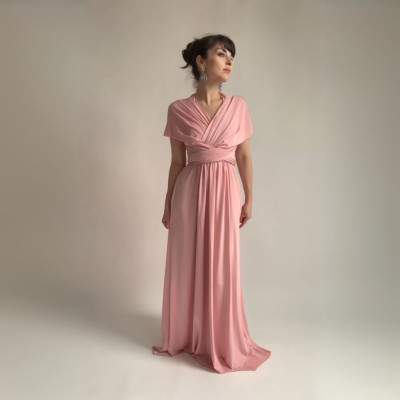 Dlouhé variabilní šaty Convertibles® střihu Bohème s bandeau topem