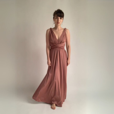 Dlouhé variabilní šaty Convertibles® střihu Bohème s bandeau topem