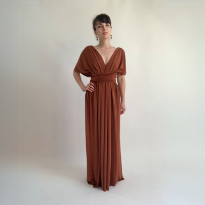 Dlouhé variabilní šaty Convertibles® střihu Bohème s bandeau topem