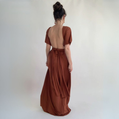 Dlouhé variabilní šaty Convertibles® střihu Bohème s bandeau topem