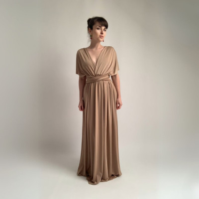 Dlouhé variabilní šaty Convertibles® střihu Bohème s bandeau topem