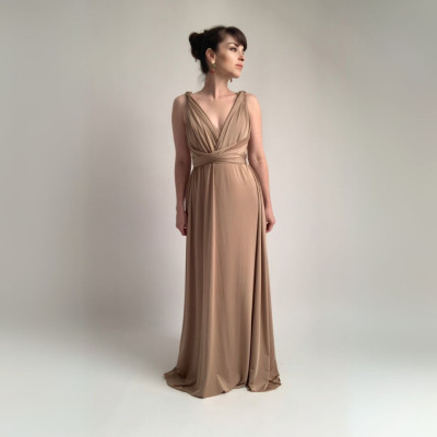 Dlouhé variabilní šaty Convertibles® střihu Bohème s bandeau topem