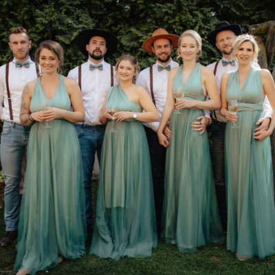 Variabilní šaty Convertibles® NILPLA® z kolekce Bohème s bandeau topem