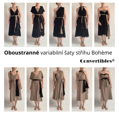 Variabilní oboustranné šaty Convertibles Bamboo Longevita