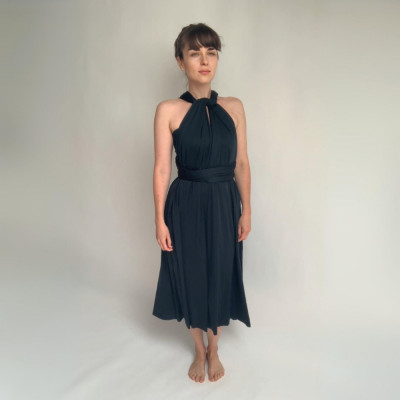 Midi variabilní šaty Convertibles® NILPET® z kolekce Bohème, antracitové