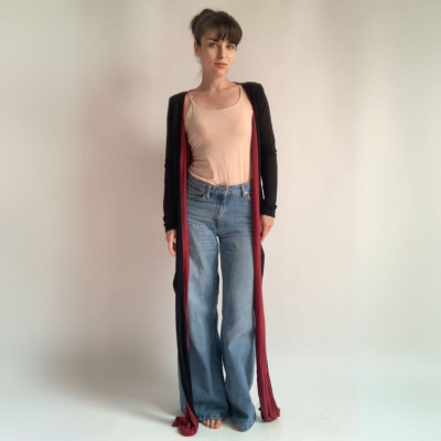 Oboustranný crop top s rukávy Convertibles® Tencel Longevita