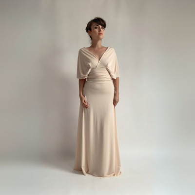 Set CROP TOP Bohème + dlouhá sukně - White Collection