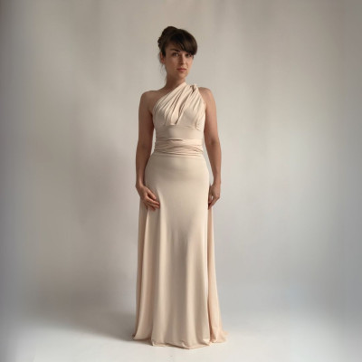 Set CROP TOP Bohème + dlouhá sukně - White Collection