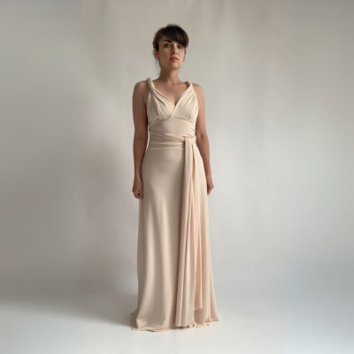 Set CROP TOP Bohème + dlouhá sukně - White Collection