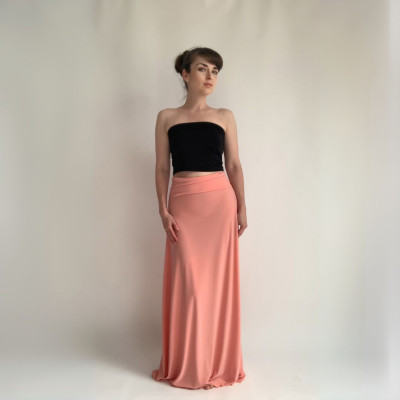 Set CROP TOP Bohème + dlouhá sukně