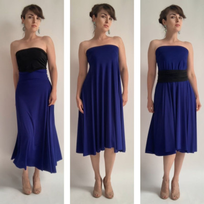 Samostatná sukně v délce midi, materiál NILPET®