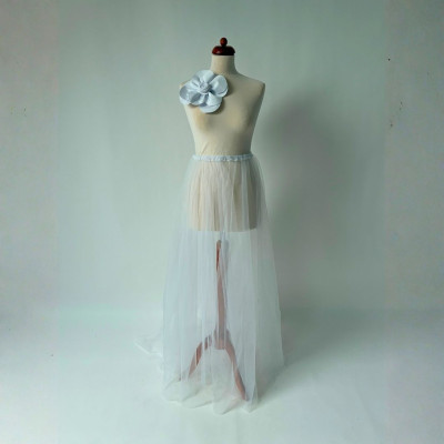 KOMPLET - velká květina + tylová sukně