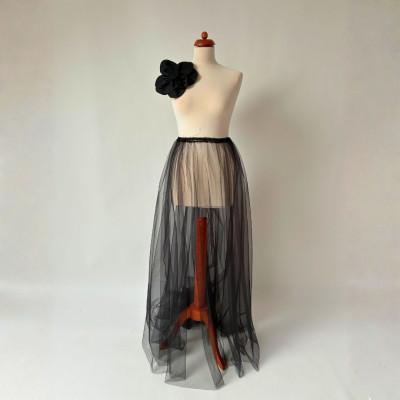 KOMPLET - velká květina + tylová sukně