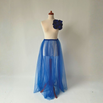 KOMPLET - velká květina + tylová sukně