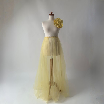 KOMPLET - velká květina + tylová sukně