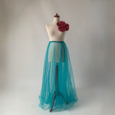 KOMPLET - velká květina + tylová sukně