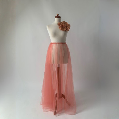 KOMPLET - velká květina + tylová sukně