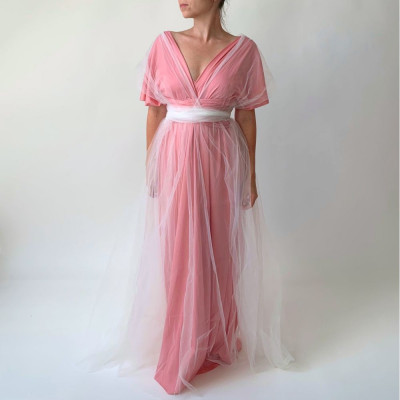 KOMPLET dlouhých tylových a variabilních šatů Convertibles® NILPLA®