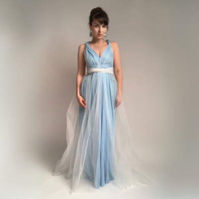 KOMPLET dlouhých tylových a variabilních šatů Convertibles®