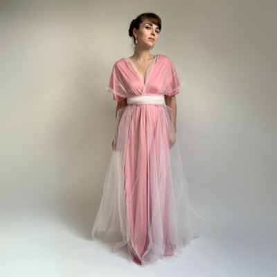 KOMPLET dlouhých tylových a variabilních šatů Convertibles®