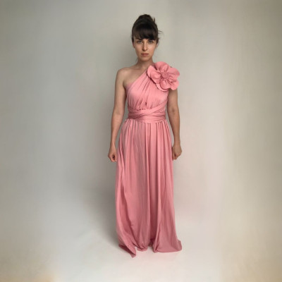 Komplet NILPLA midi šatů a podprsenky