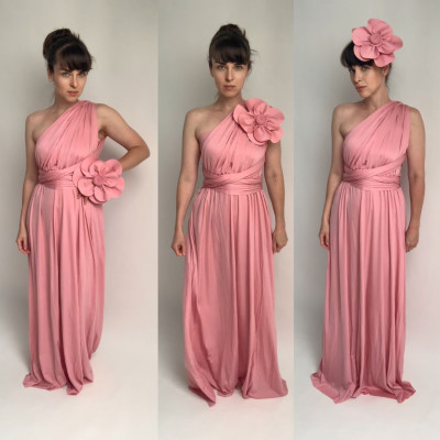 Komplet NILPLA midi šatů a podprsenky