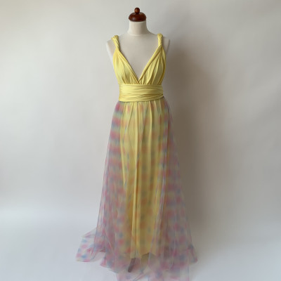 KOMPLET 2v1 dlouhých variabilních šatů kolekce Bohème a tylové sukně Convertibles®