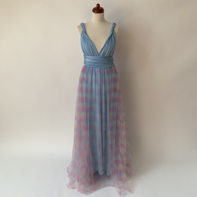 KOMPLET 2v1 dlouhých variabilních šatů kolekce Bohème a tylové sukně Convertibles®