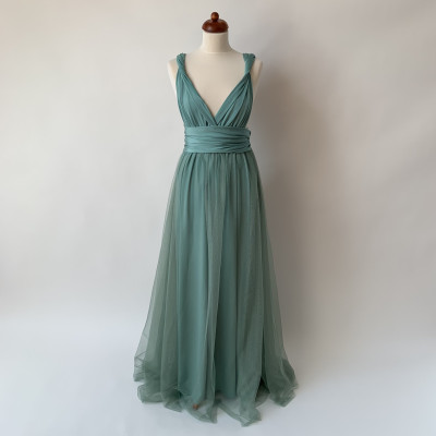 KOMPLET 2v1 dlouhých variabilních šatů kolekce Bohème a tylové sukně Convertibles®