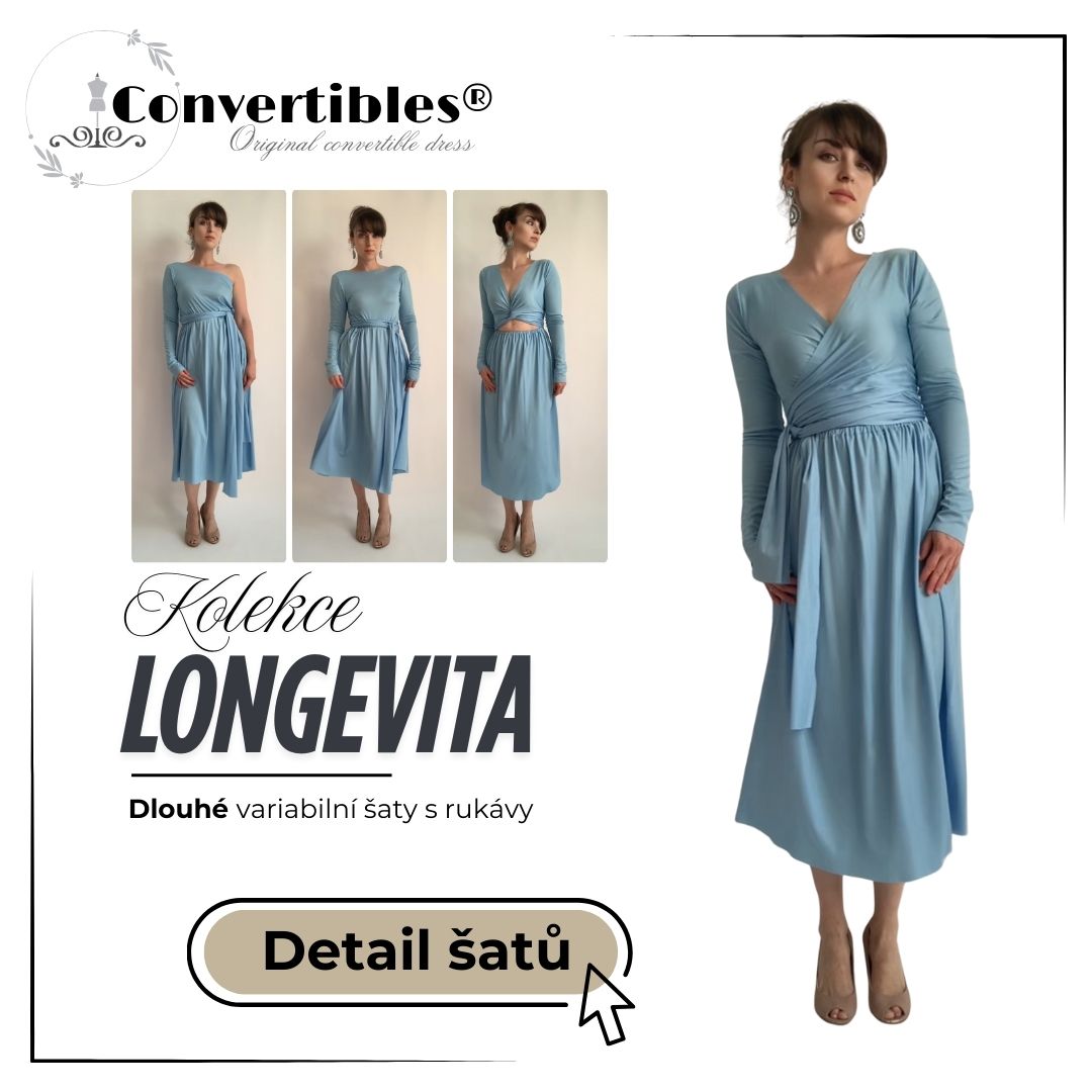 Midi Longevita světle modré