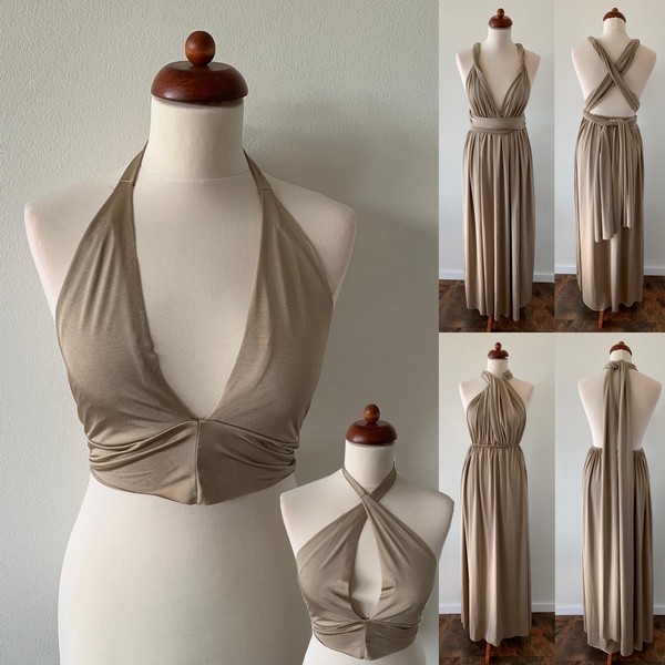 Skrytá podprsenka hnědá